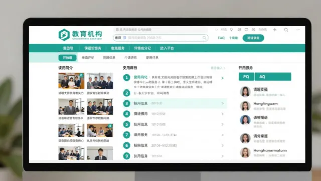教育機構課程與招生資訊平台